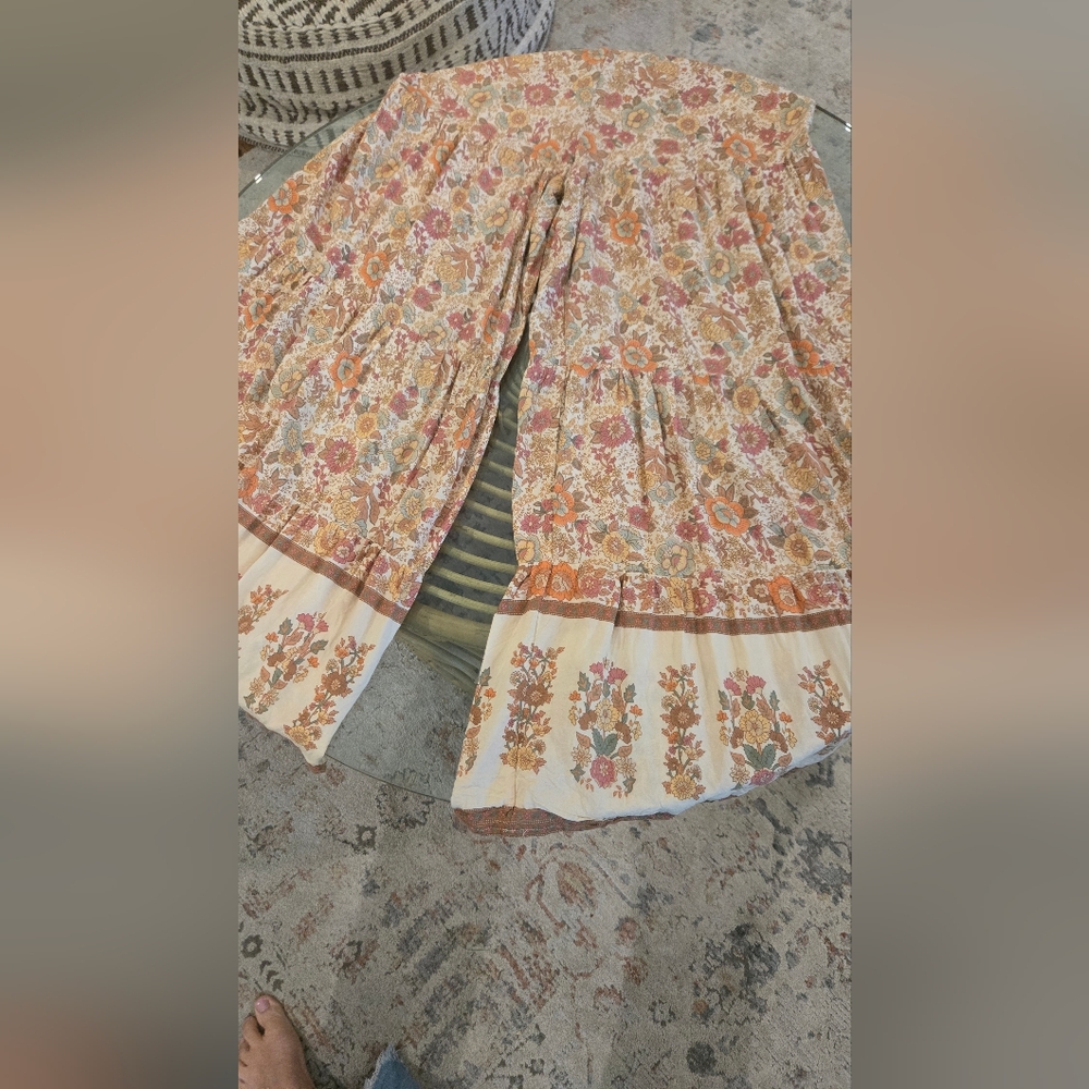NATURAL LIFE Boho Tiered wide Leg Pants